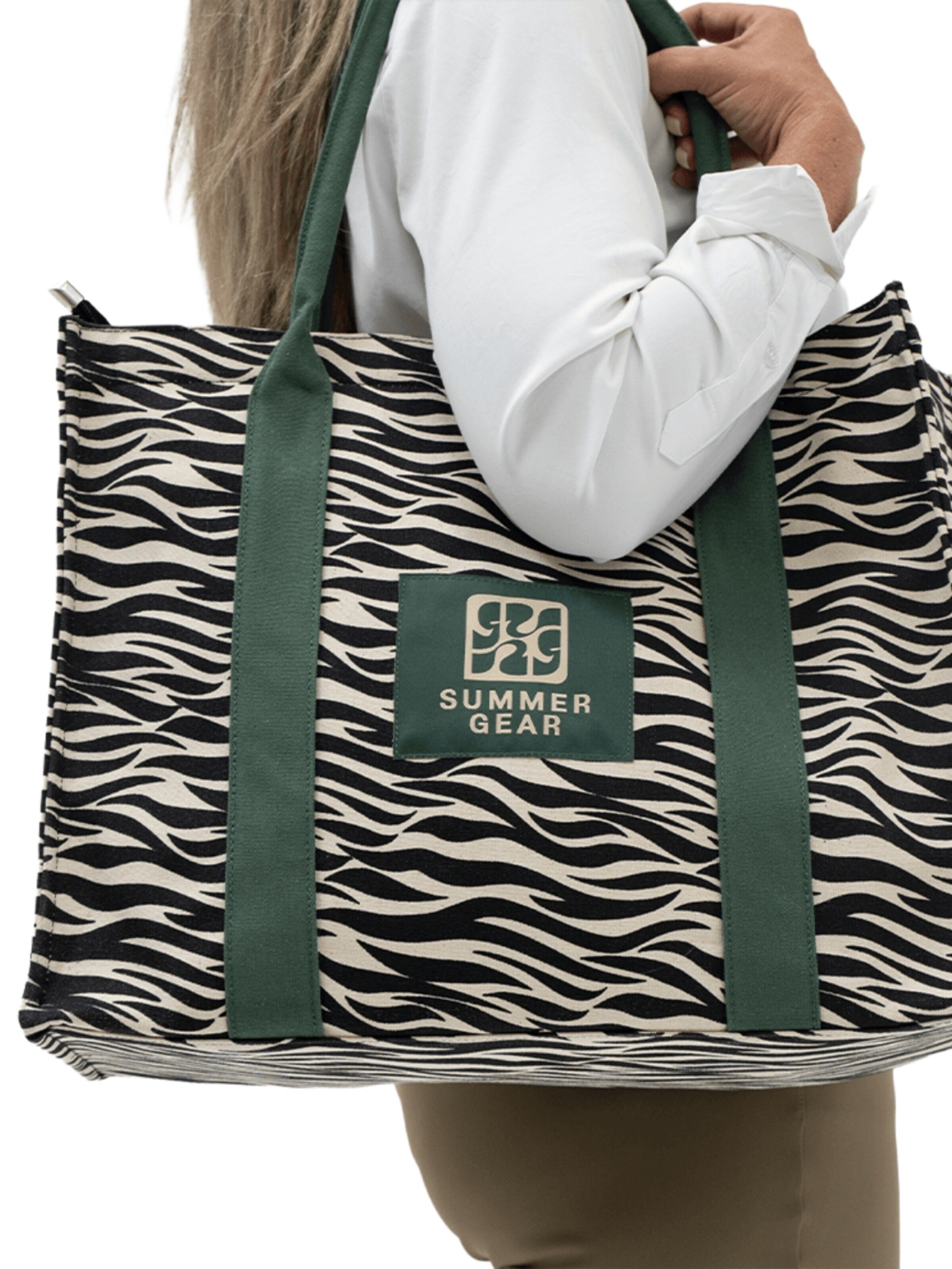 SummerGear Shopper 'Solis' in Zwart: voorkant