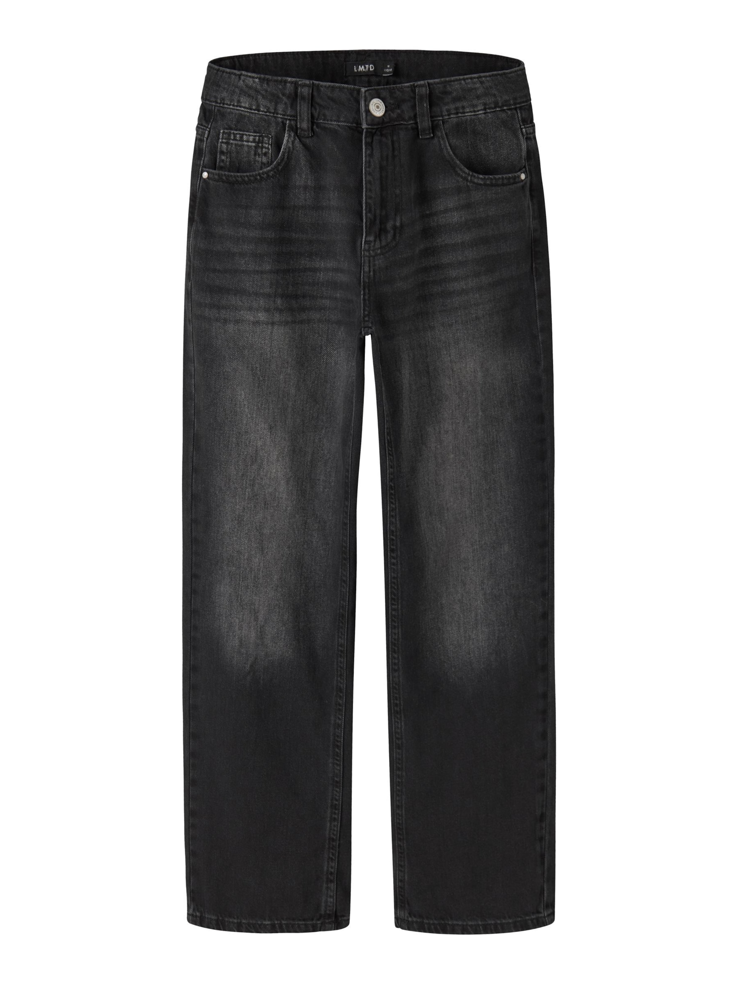 LMTD Loosefit Jeans 'NLMBEX' in Schwarz: Vorderseite