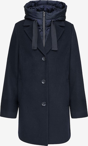 MANISA Between-season jacket 'Wolljacke' in Blue: front