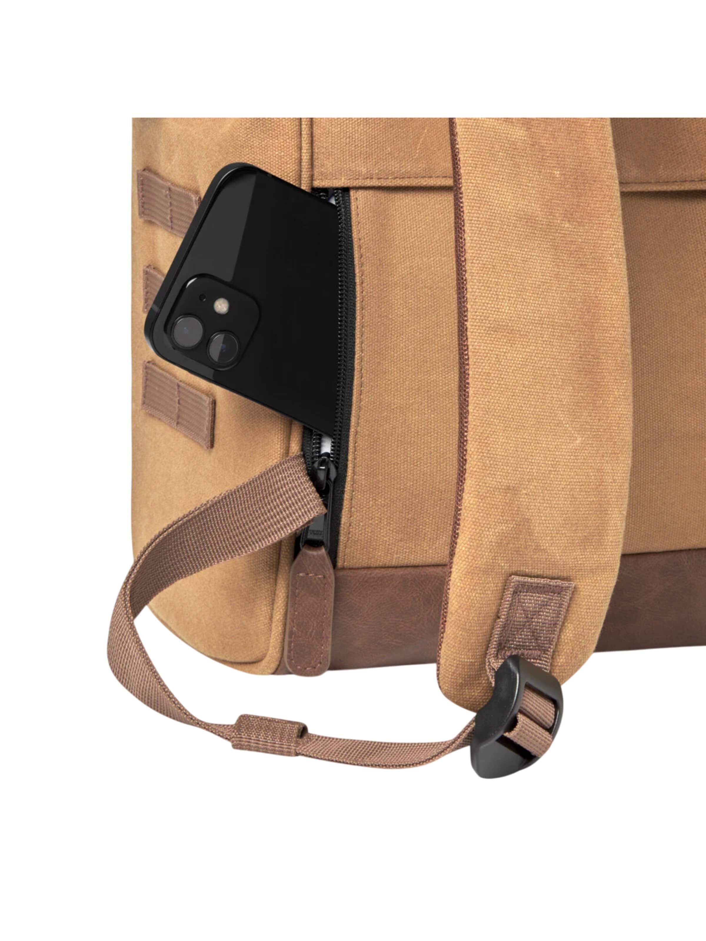 Cabaia Rucksack 'Colombo M'‌‌‌‌‌‌‌‌‌ in Braun