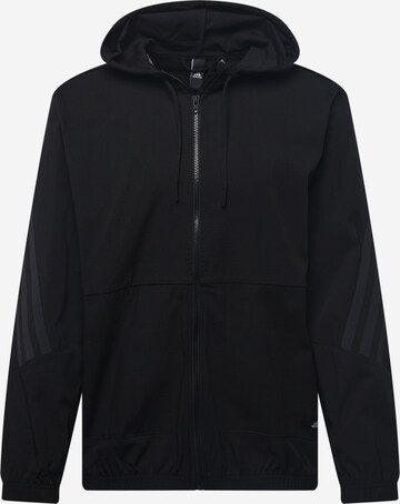 ADIDAS SPORTSWEAR Sportjacke in Schwarz: predná strana