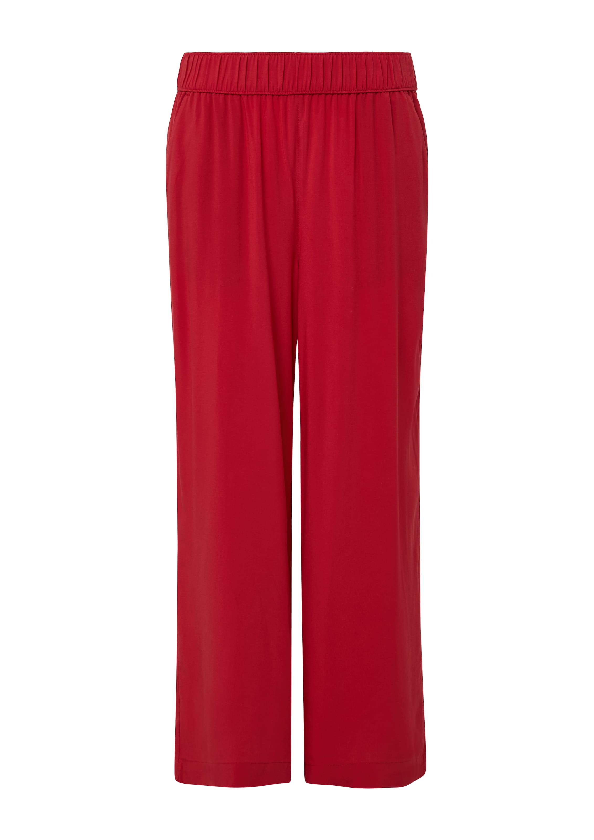 s.Oliver Wide Leg Hose in Rot: Vorderseite