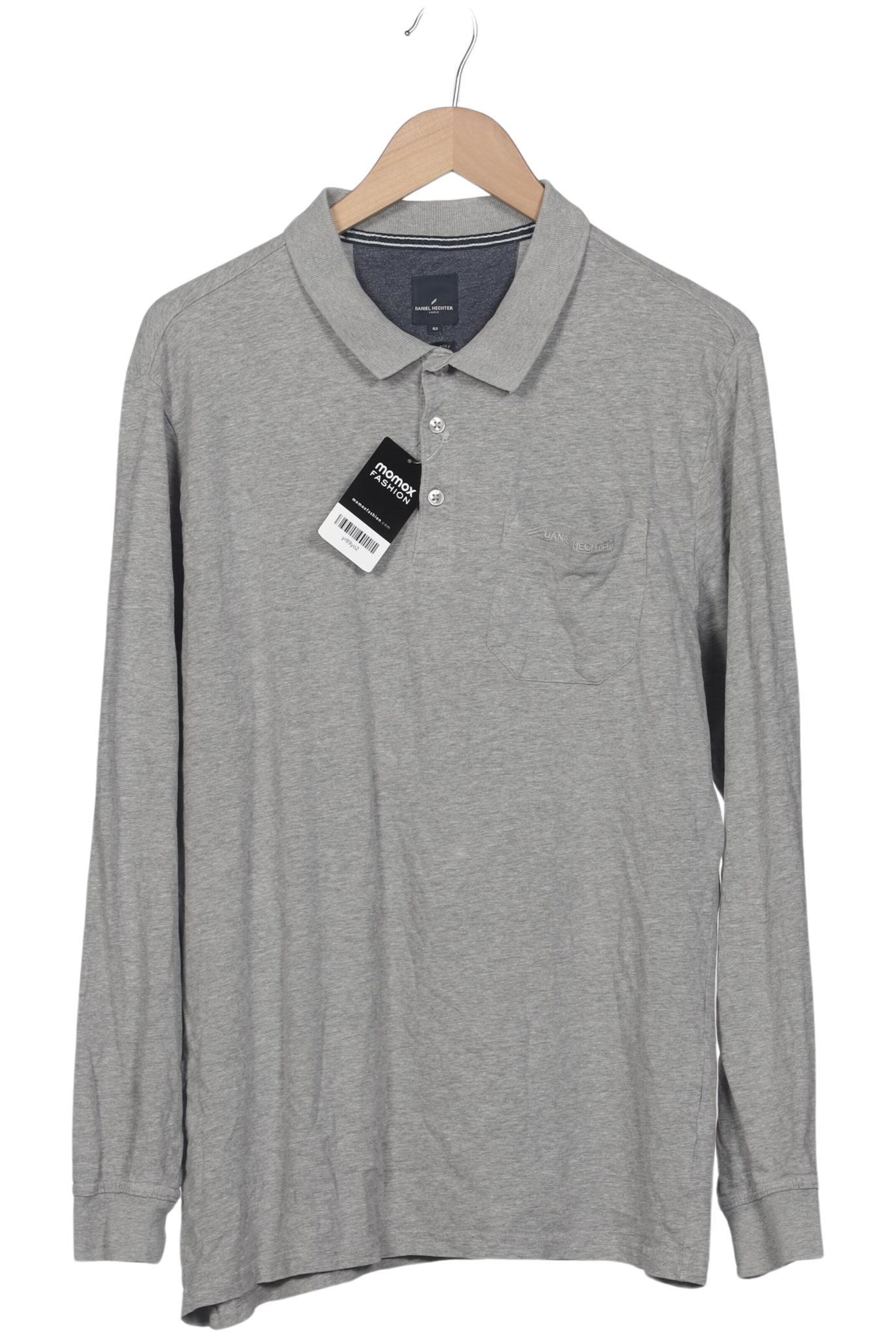HECHTER PARIS Shirt in L-XL in Grey: front