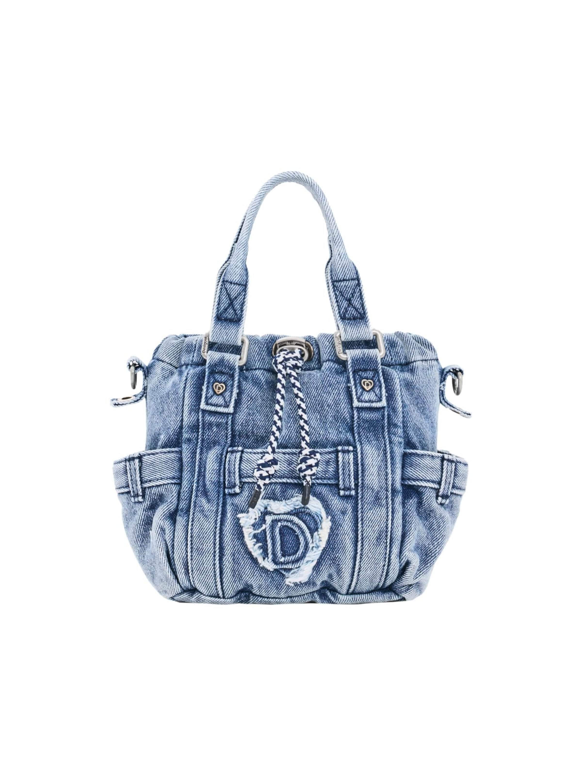 DesigualRučna torbica - plava boja: prednji dio