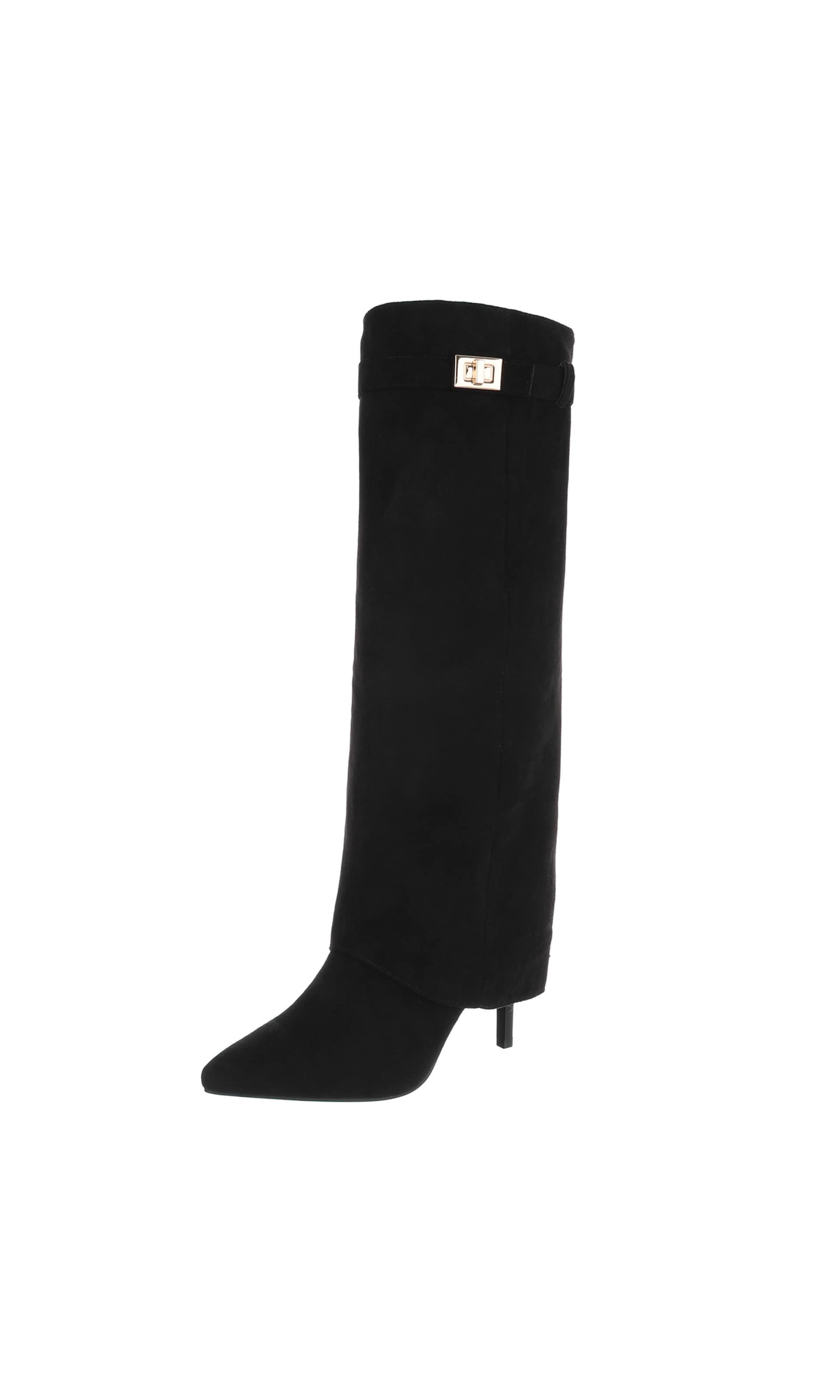 Ital-Design Boots in Black: front