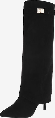 Ital-Design Boots in Black: front
