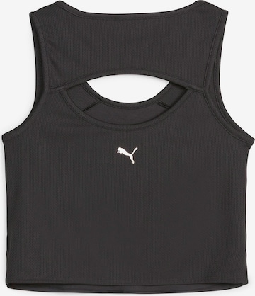 PUMA Sporttop in Schwarz