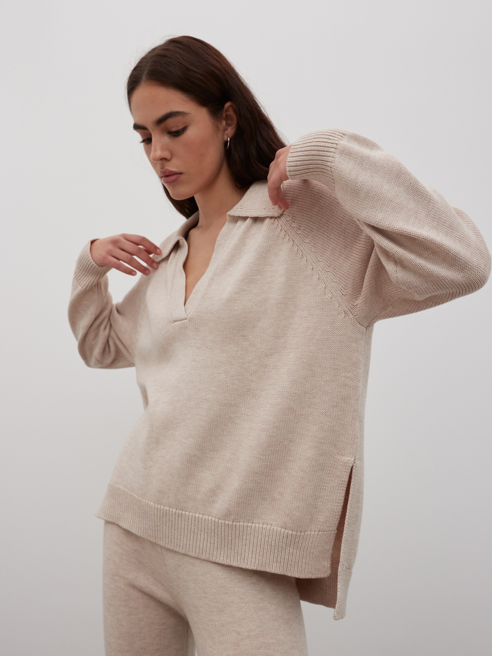 EDITED Produits Pull-over 'Nava' beige