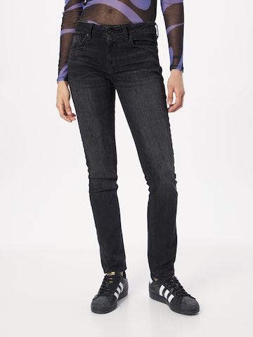 LTB Slimfit Jeans 'ASPEN' in Zwart: voorkant