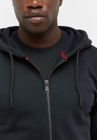MUSTANG Sweatjacke 'Brighton' in Schwarz