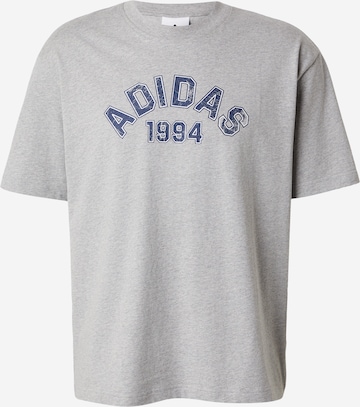 ADIDAS ORIGINALS Тениска в сиво: отпред
