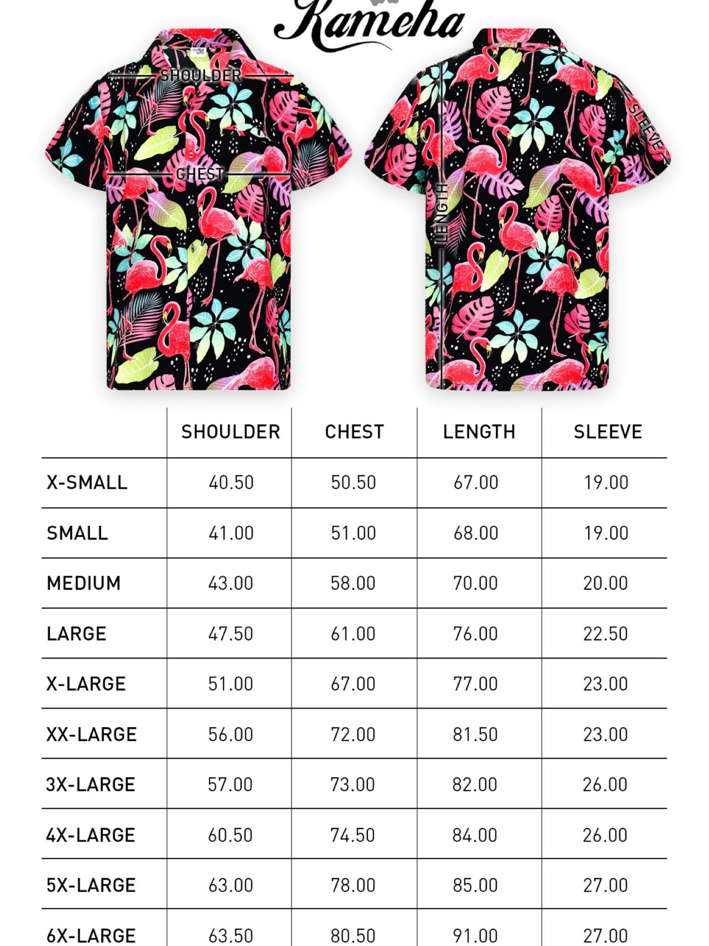 King Kameha Shirt 'Funky Flamingos'‌‌‌‌‌‌‌ in Schwarz