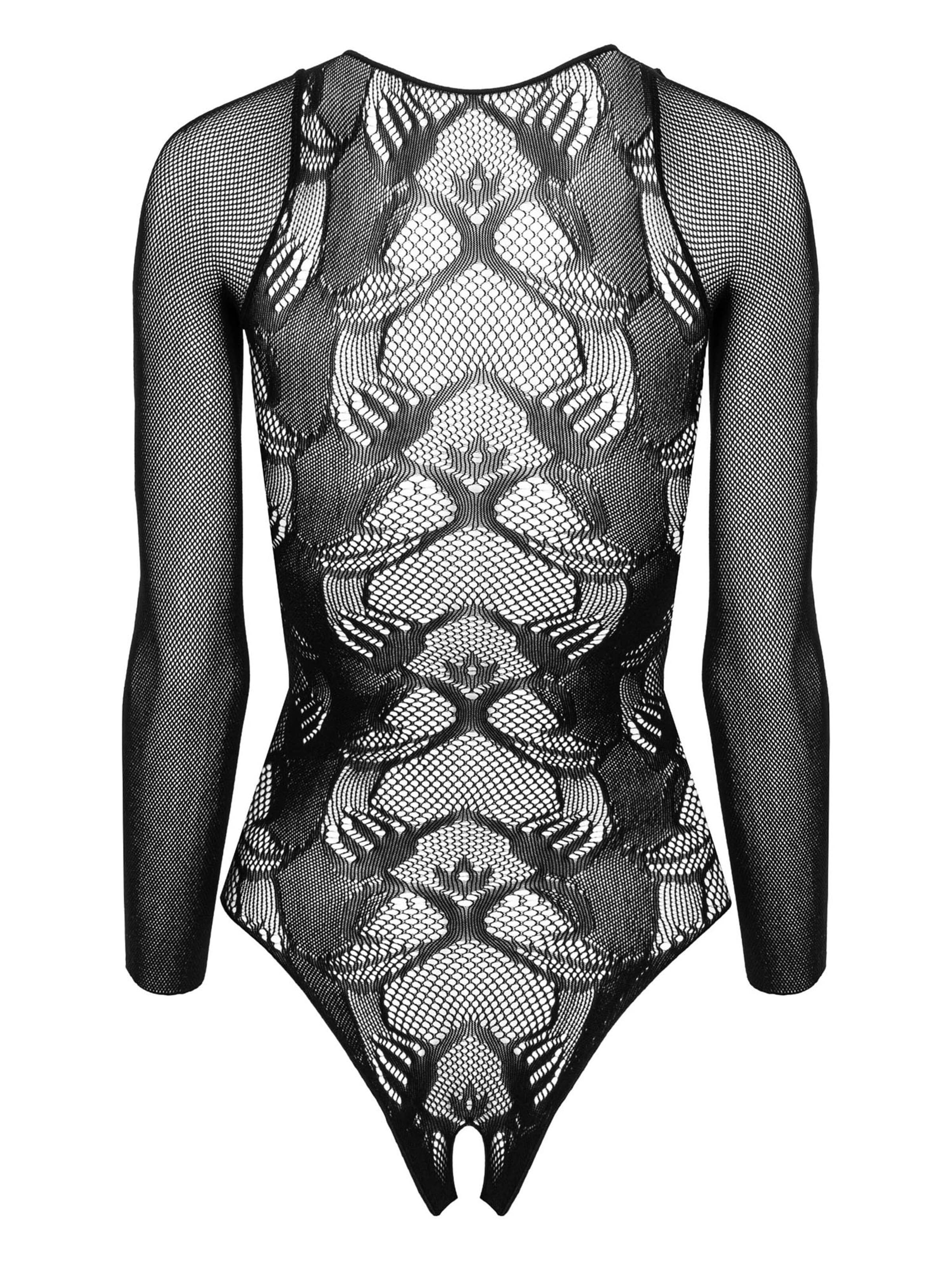 KOTEK Crotchless Lingerie 'FB002' in Black
