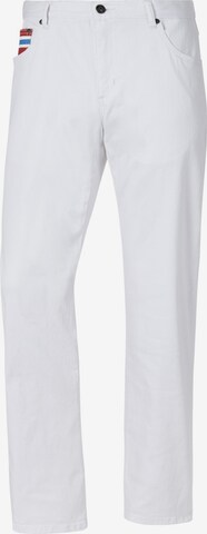 Loosefit Pantalon ' Guntram ' Jan Vanderstorm en blanc : devant