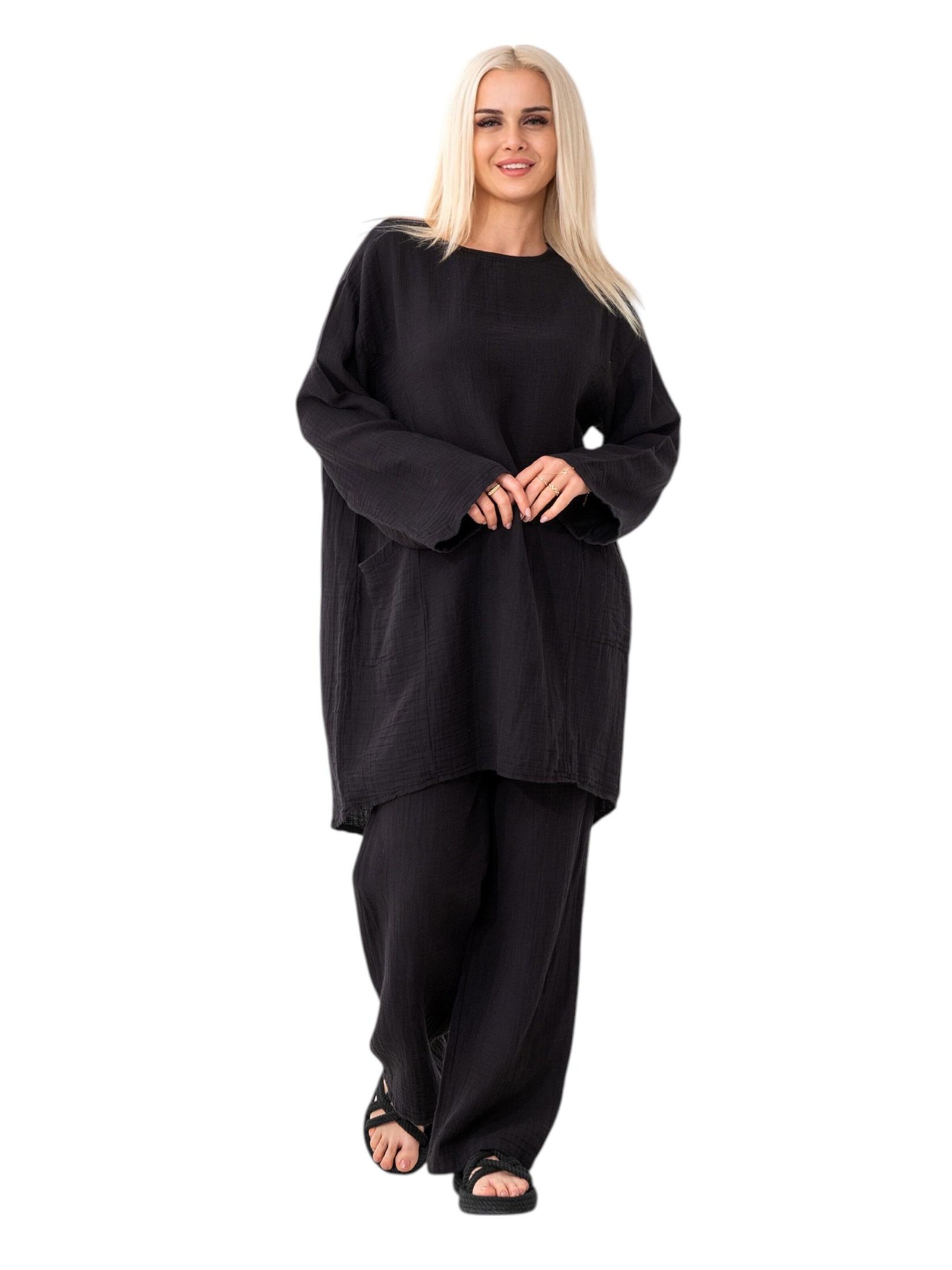 WENOR Bluse 'NISA'‌‌‌ in Schwarz