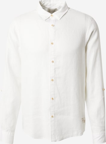 SCOTCH & SODA Regular fit Button Up Shirt in White: front