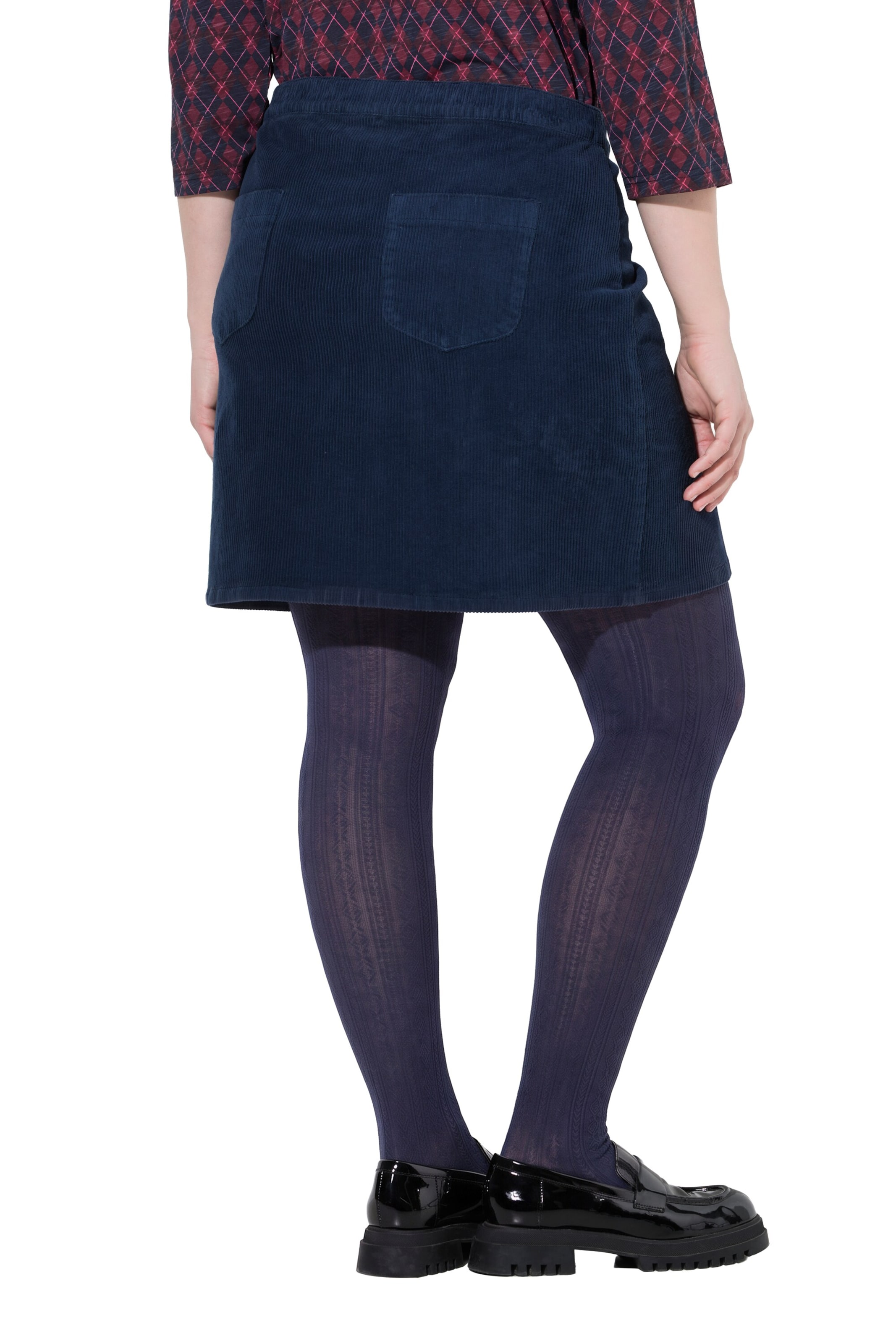 Ulla Popken Rok in Blauw