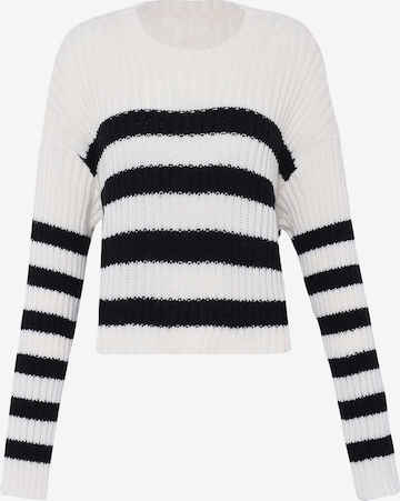 Pull-over MYMO en blanc : devant