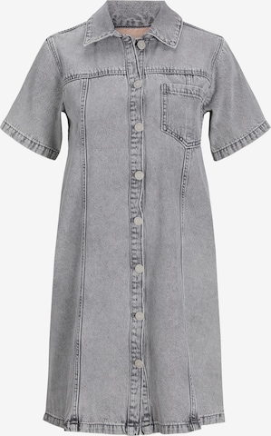 JJXX - Vestido camisero 'AMOR' en gris: frente