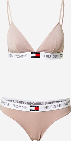 Triangle Ensemble de linge Tommy Hilfiger Underwear en beige : devant