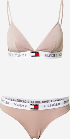 Triangle Ensemble de linge Tommy Hilfiger Underwear en beige : devant