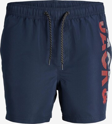 JACK & JONES Zwemshorts 'Fiji' in Blauw: voorkant