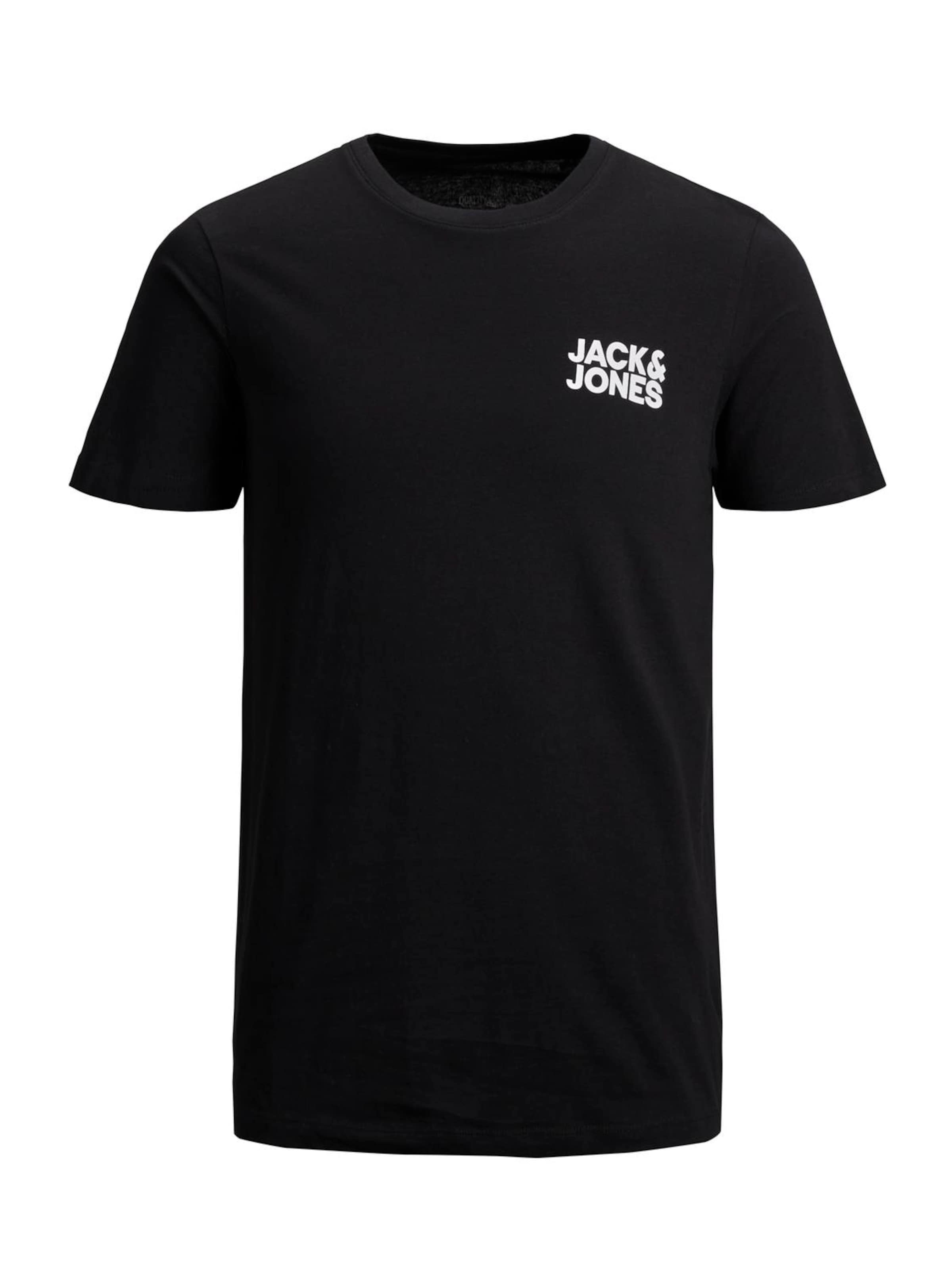 JACK & JONES Majica | črna barva