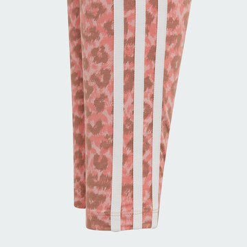 Skinny Leggings 'Animal Allover Print High Waist' di ADIDAS ORIGINALS in rosa