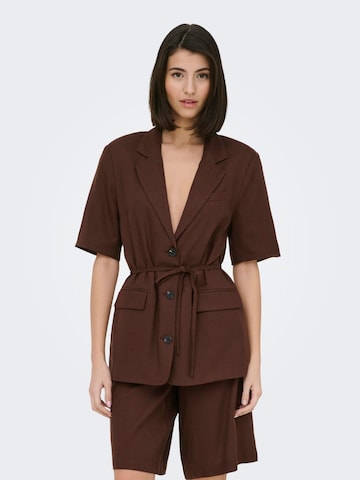 Jaqueline de Yong Blazers in Bruin: voorkant