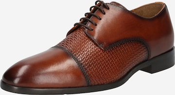 River Island Lace-Up Shoes in Brown: front