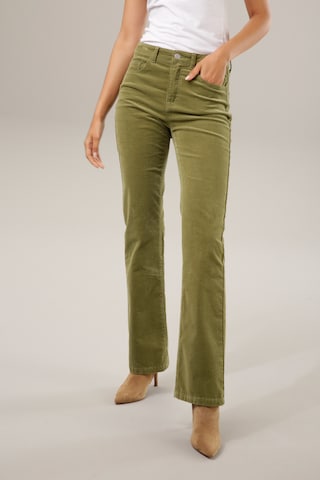 Aniston CASUAL Regular Pants in Green: front