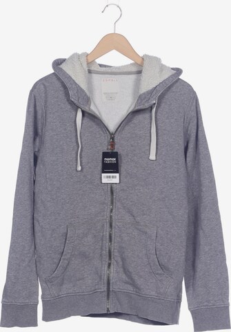 ESPRIT Sweatshirt & Zip-Up Hoodie in L in Grey: front