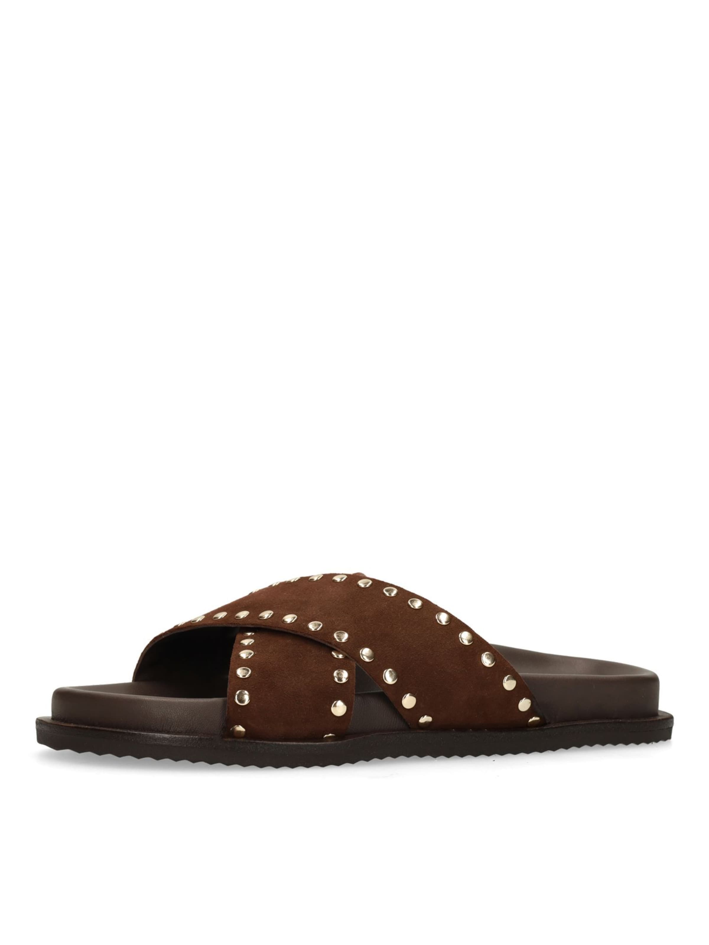 SACHA Mules in 36 in Brown, Item view