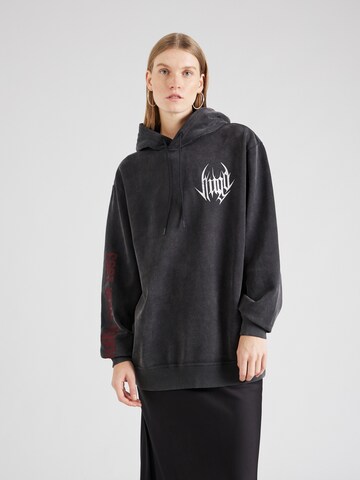 HUGO Sweatshirt 'Dejanna' in Schwarz: Vorderseite