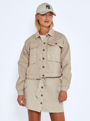 Veste mi-saison 'Ellen' Noisy may en beige