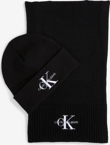 Calvin Klein Jeans - Gorra en negro: frente