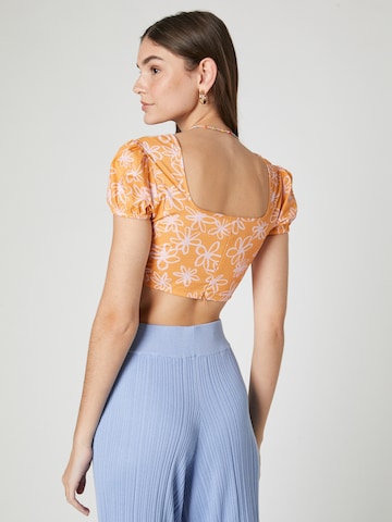 florence by mills exclusive for ABOUT YOU - Top 'Date' en naranja