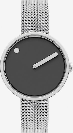 Picto Uhr in dunkelgrau / silber, Produktansicht