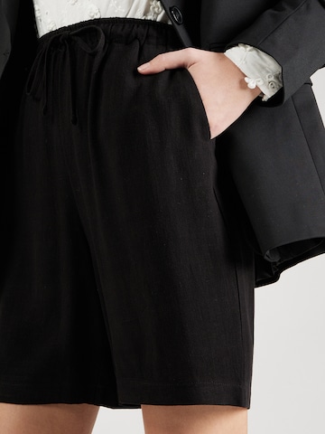 ONLY Normalny krój Spodnie 'SIESTA' w kolorze czarny