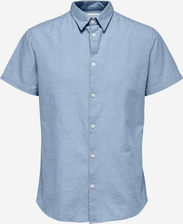 Slim fit Camicia di SELECTED HOMME in blu: frontale