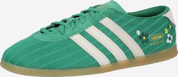 ADIDAS ORIGINALS Ниски маратонки 'GAZELLE LO PRO' в зелено: отпред