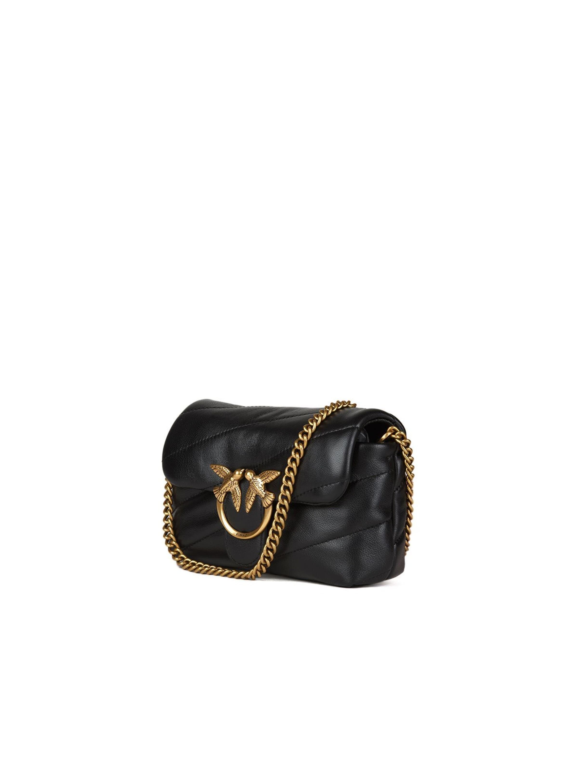 PINKO - Bolso de hombro 'LOVE BABY' en negro