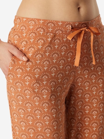 SCHIESSER Pajama Pants 'Mix & Relax' in Orange