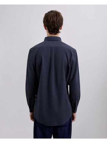 Scalpers Средняя посадка Рубашка 'Scdye Check' в Синий