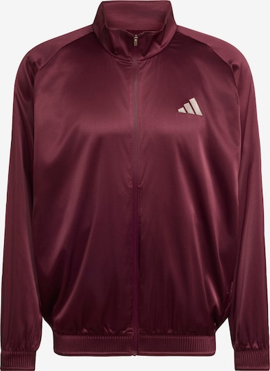 ADIDAS PERFORMANCE Sportjacke in XXS-XS in elfenbein / weinrot, Produktansicht