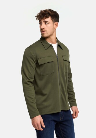 Coupe regular Chemise business 'Nezzo' INDICODE JEANS en vert