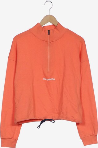 KangaROOS Sweatshirt & Zip-Up Hoodie in L in Orange: front
