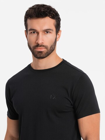 T-Shirt Ombre en noir