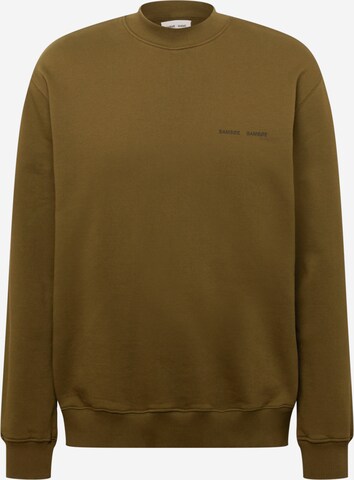 Samsøe Samsøe Sweatshirt 'Norsbro' in Green: front