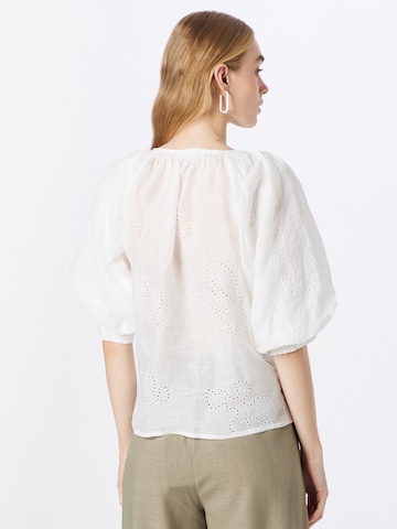 FRAME - Blusa 'EYELET' em branco